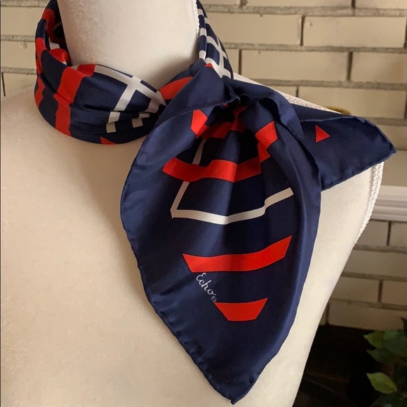 “ECHO”  Square scarf - Picture 2 of 5